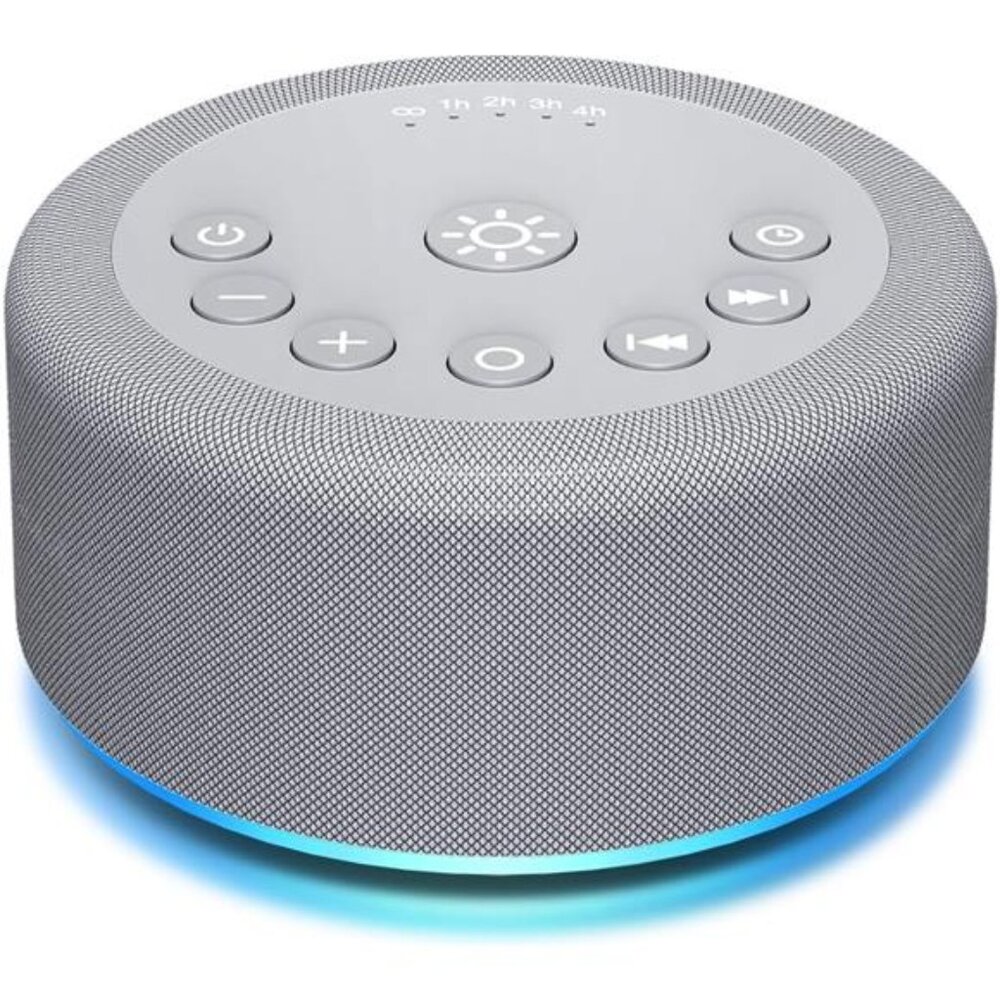 Sound Machine Night Light White Noise Machine 30 Non Looping Sounds 12 Lights 5